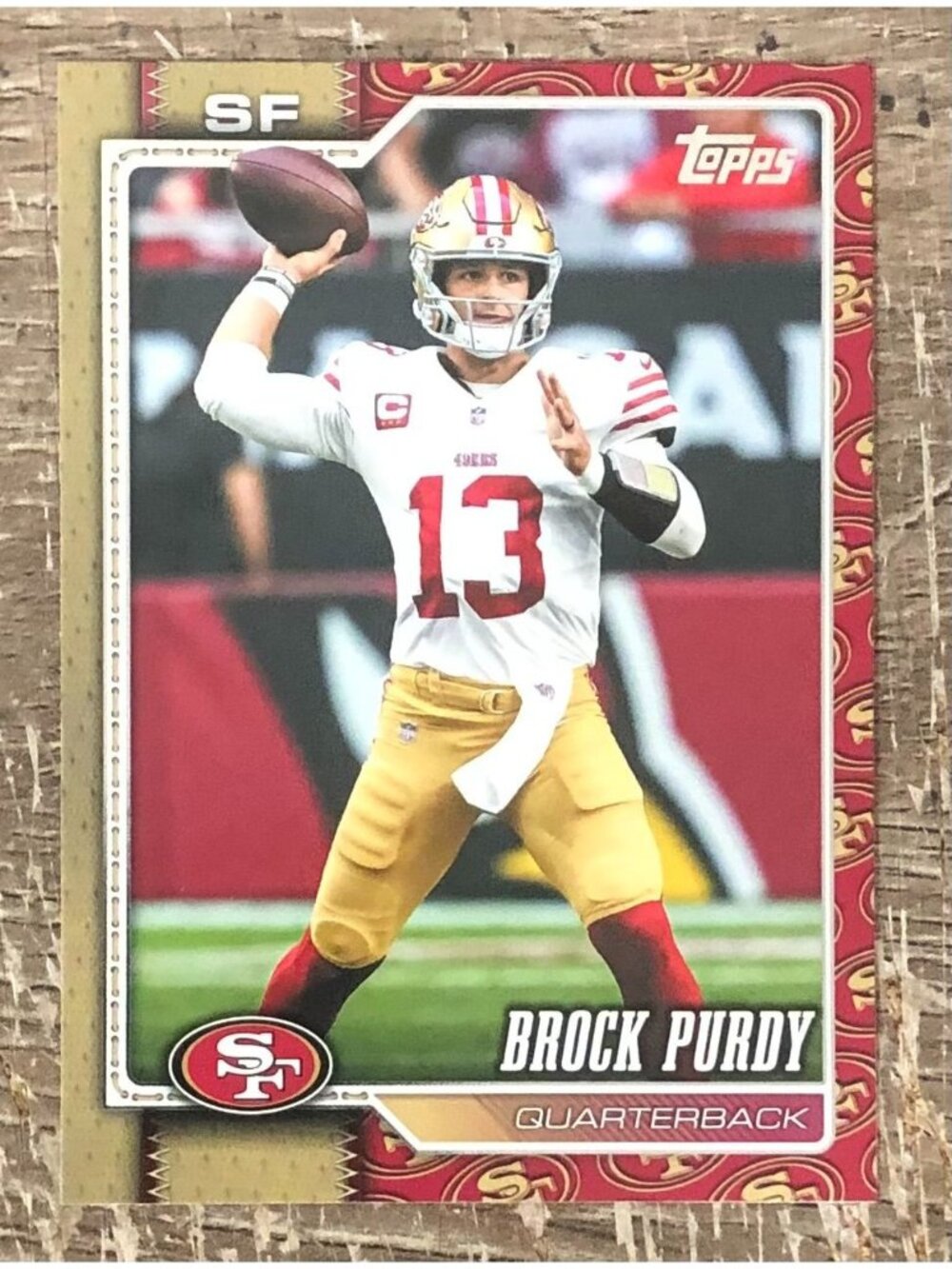 2026 Topps Brock Purdy #185 Team Color Border SSP